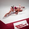 Ковер для художественной гимнастики GYMSPORT PROF PREMIUM RED (Проф Премиум) (профессиональный) 14Х14