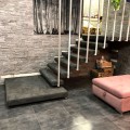 Наши работы - Поставка и монтаж ковролина на лестницу в частный дом в Москве