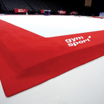 Ковер для художественной гимнастики GYMSPORT PROF PREMIUM RED (Проф Премиум) (профессиональный) 14Х14 .