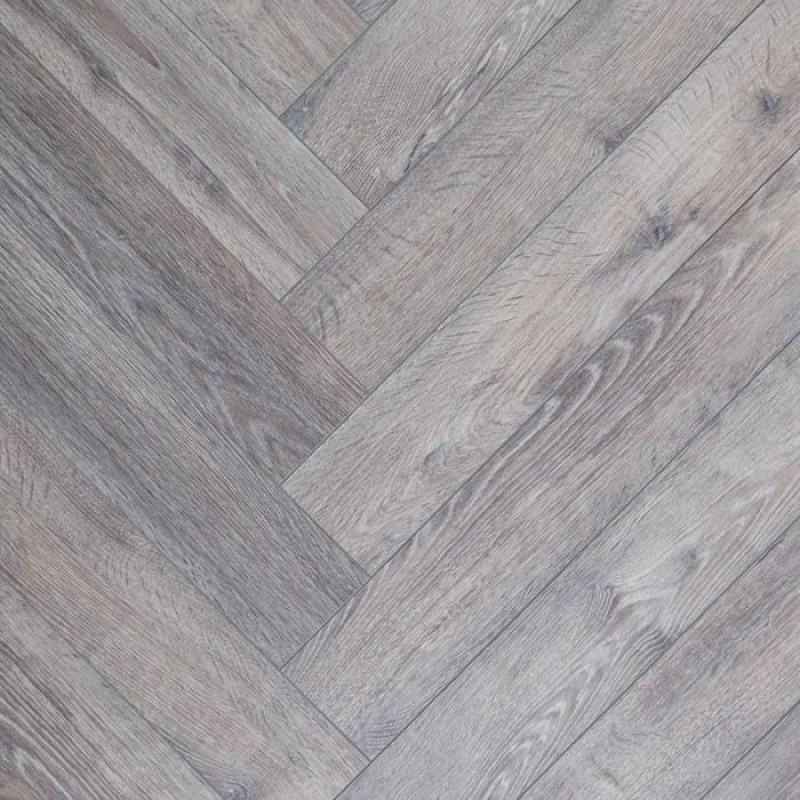 Плитка ПВХ Aquafloor Parquet (Паркет) AF6014PQ Серый.